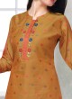 Mesmerizing Chanderi Pant Style Suit For Womens